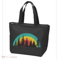 Hoa Hoa Hoa Hoa Hoa Cozy Season Twilight Lover Pine Forest Tote Bag thumb 3