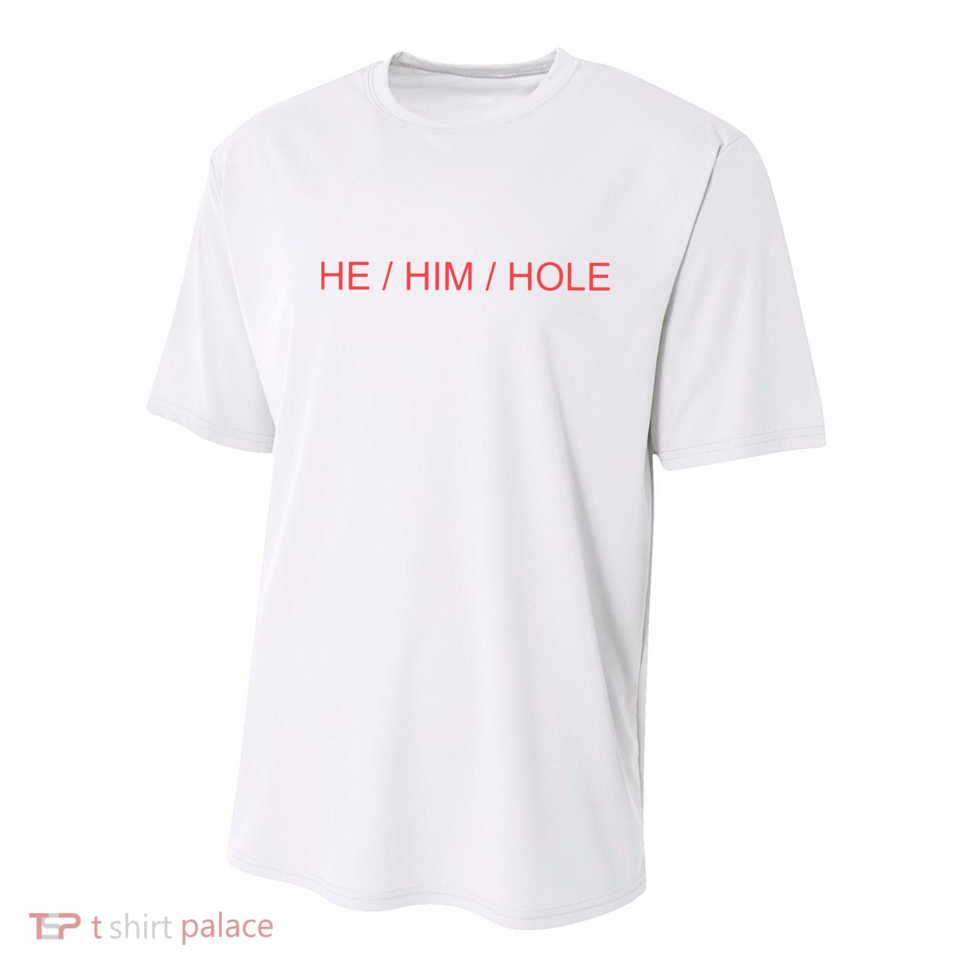 He/ Him/ Hole Youth Performance Sprint T-Shirt