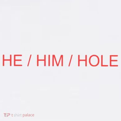 He/ Him/ Hole Youth Performance Sprint T-Shirt