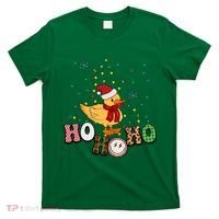 Ho Ho Ho Duck Funny Christmas Lights Gift T-Shirt thumb 0