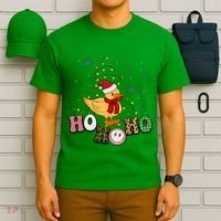 Ho Ho Ho Duck Funny Christmas Lights Gift T-Shirt thumb 6