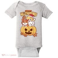 Happy Hallothanksmas Holiday Cats Baby Bodysuit thumb 0