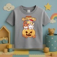 Happy Hallothanksmas Holiday Cats Toddler T-Shirt thumb 3
