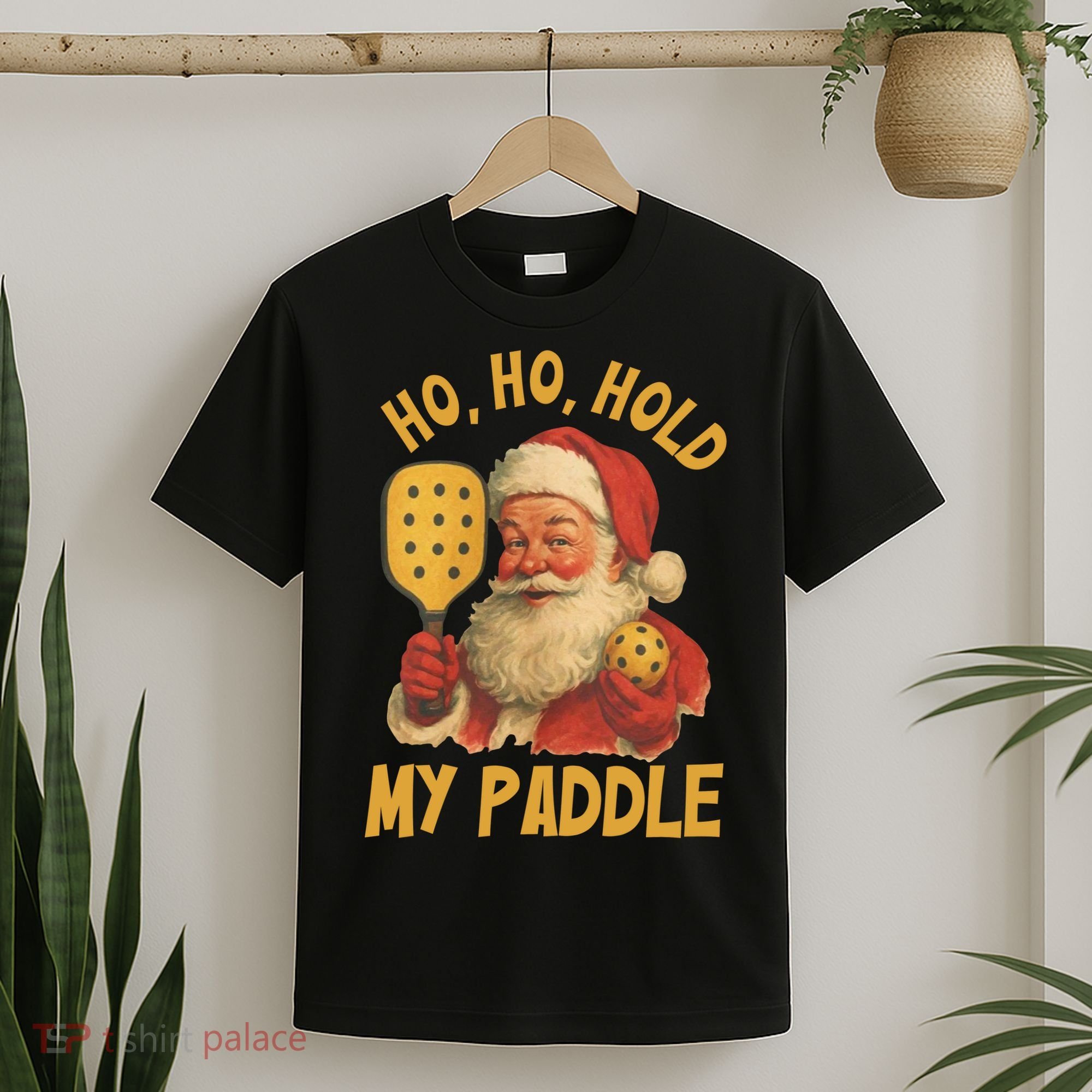 Ho Ho Hold My Paddle Funny Santa  T-Shirt