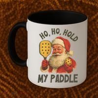 Ho Ho Hold My Paddle Funny Santa  Coffee Mug thumb 2