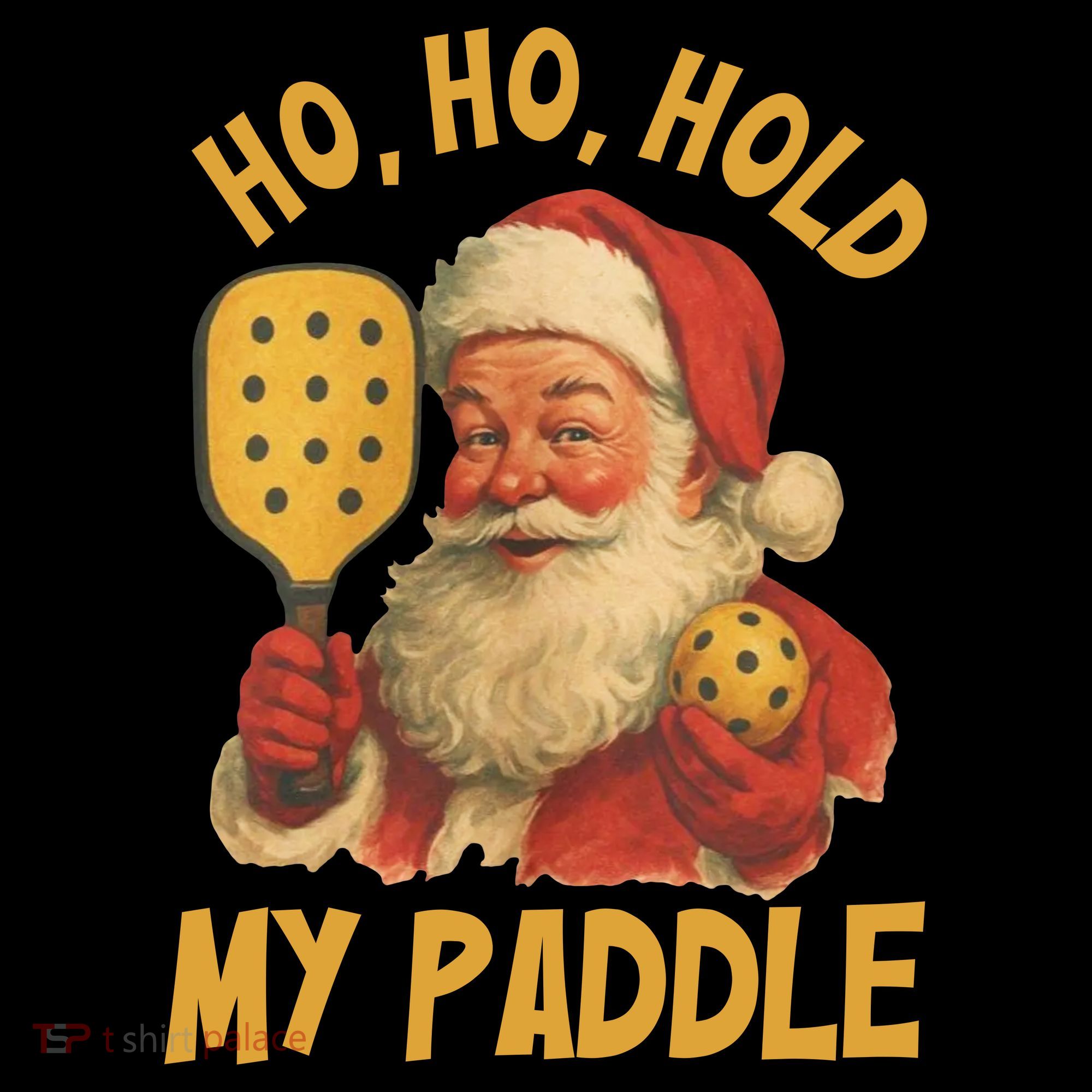 Ho Ho Hold My Paddle Funny Santa  Women's Hoodie