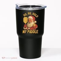 Ho Ho Hold My Paddle Funny Santa  Tumbler thumb 0