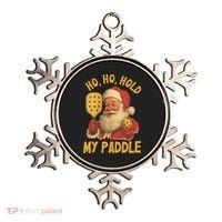 Ho Ho Hold My Paddle Funny Santa  Ornament thumb 0