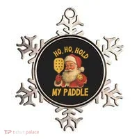 Ho Ho Hold My Paddle Funny Santa  Ornament thumb 0