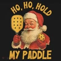 Ho Ho Hold My Paddle Funny Santa  Ornament thumb 1