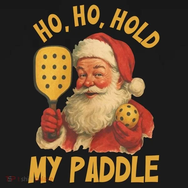 Ho Ho Hold My Paddle Funny Santa  Ornament