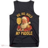 Ho Ho Hold My Paddle Funny Santa  Tank Top thumb 0