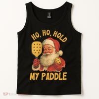 Ho Ho Hold My Paddle Funny Santa  Tank Top thumb 2