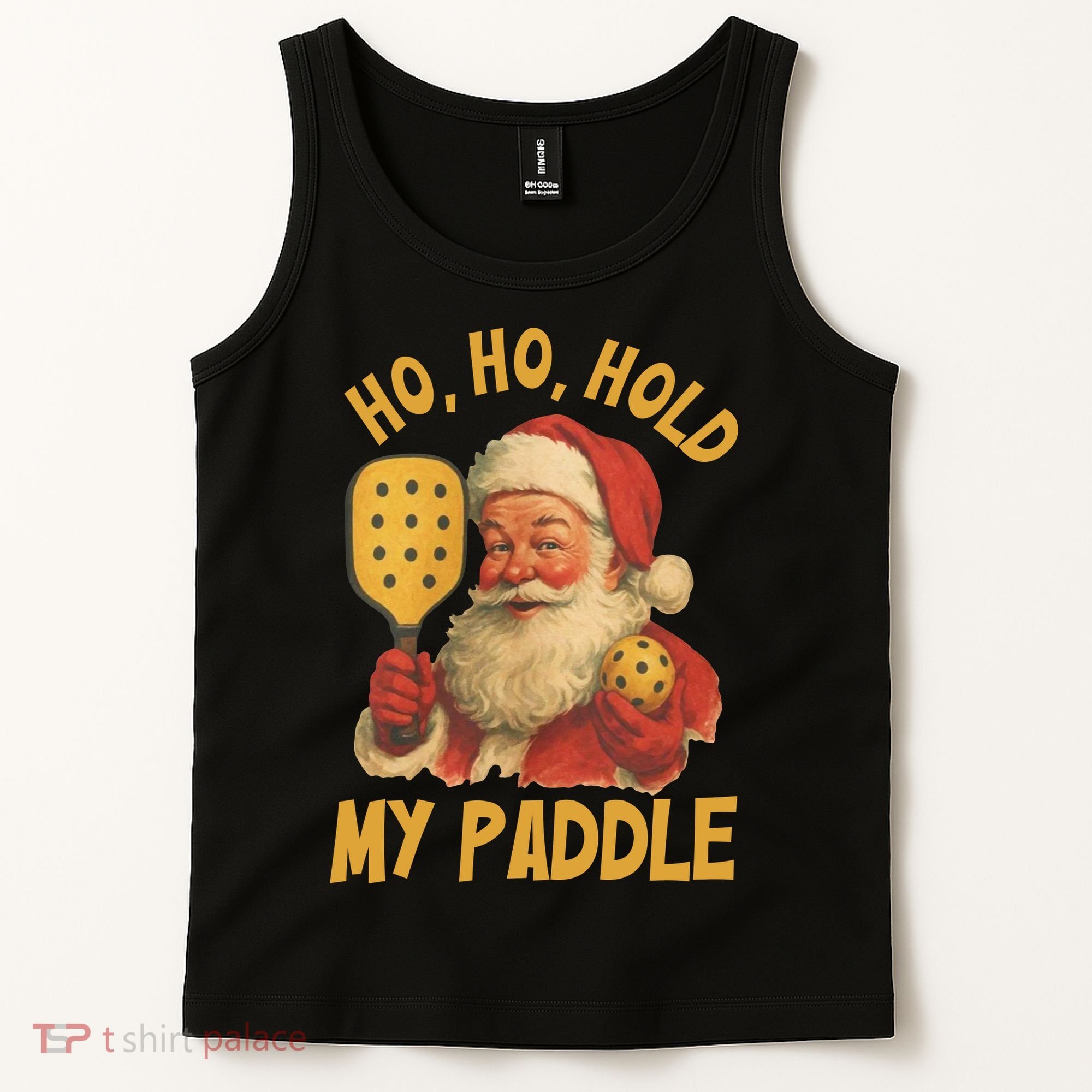 Ho Ho Hold My Paddle Funny Santa  Tank Top