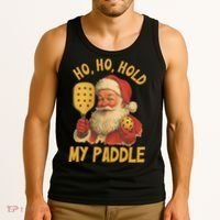 Ho Ho Hold My Paddle Funny Santa  Tank Top thumb 3