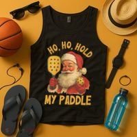Ho Ho Hold My Paddle Funny Santa  Tank Top thumb 4
