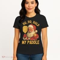 Ho Ho Hold My Paddle Funny Santa  Women's T-Shirt thumb 4