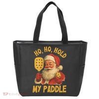 Ho Ho Hold My Paddle Funny Santa  Tote Bag thumb 0