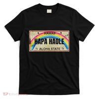 Hapa Haole Hawaiian License Plate T-Shirt thumb 0