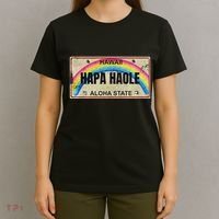 Hapa Haole Hawaiian License Plate T-Shirt thumb 4