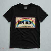 Hapa Haole Hawaiian License Plate T-Shirt thumb 5