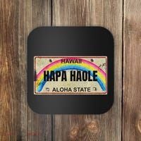Hapa Haole Hawaiian License Plate Coaster thumb 0
