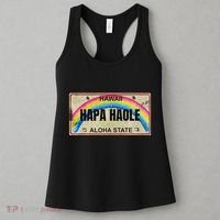Hapa Haole Hawaiian License Plate Women's Tank Top thumb 3