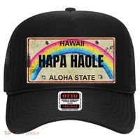 Hapa Haole Hawaiian License Plate Hat thumb 0