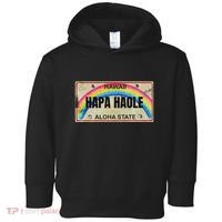Hapa Haole Hawaiian License Plate Toddler Hoodie thumb 0