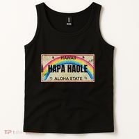 Hapa Haole Hawaiian License Plate Tank Top thumb 2
