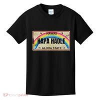 Hapa Haole Hawaiian License Plate Kids T-Shirt thumb 0