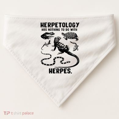 Herpetology Herpes USA-Made Doggie Bandana