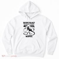 Herpetology Herpes Hoodie thumb 0