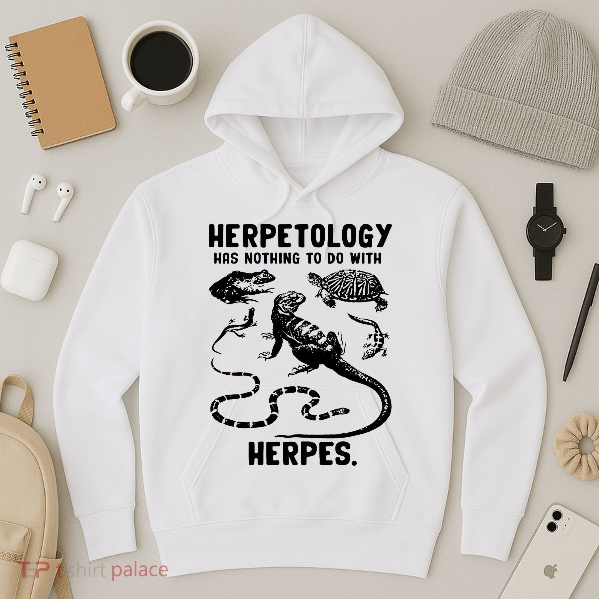 Herpetology Herpes Hoodie