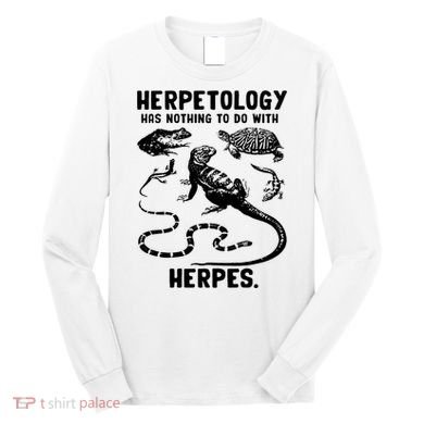 Herpetology Herpes Long Sleeve Shirt