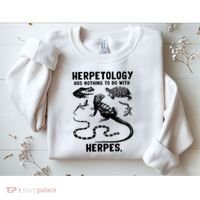 Herpetology Herpes Sweatshirt thumb 2