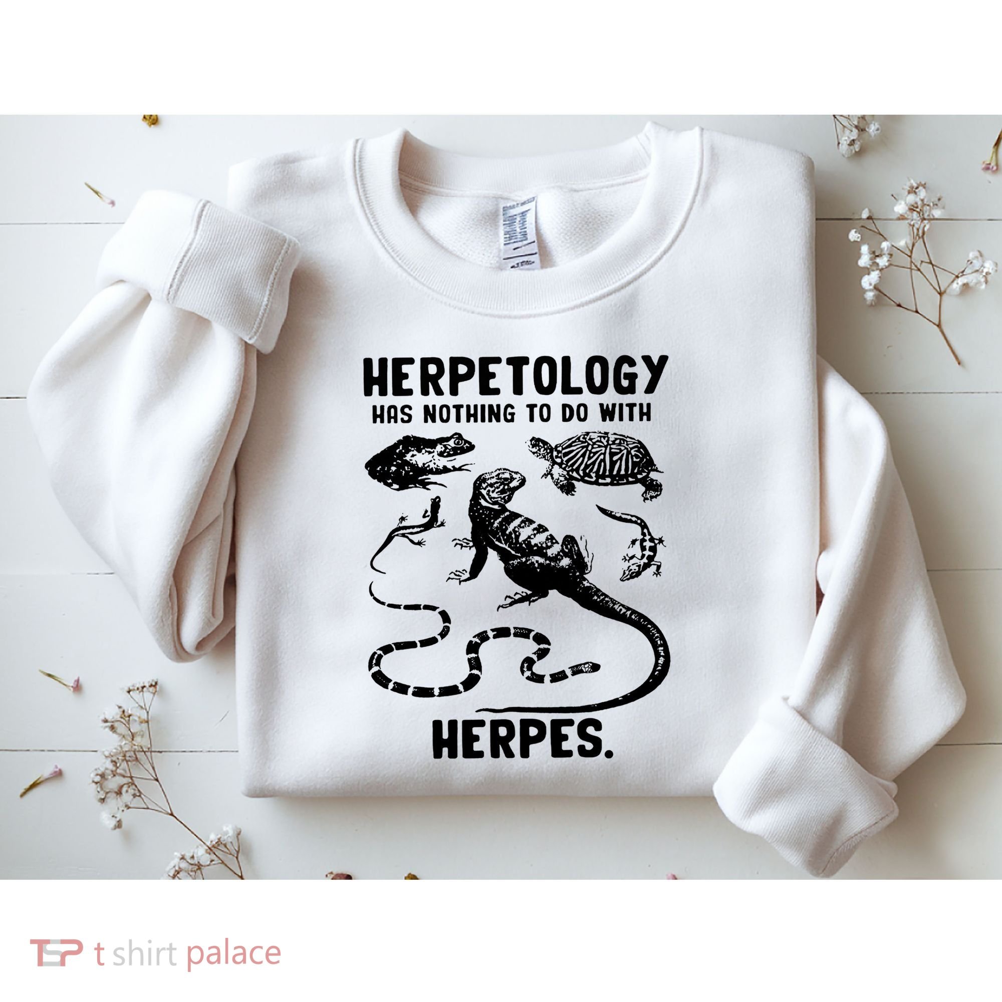 Herpetology Herpes Sweatshirt