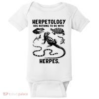 Herpetology Herpes Baby Bodysuit thumb 0