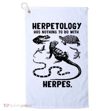 Herpetology Herpes Golf Towel