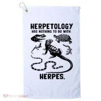 Herpetology Herpes Golf Towel thumb 0