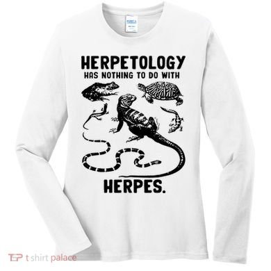 Herpetology Herpes Women's Long Sleeve Shirt