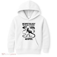 Herpetology Herpes Kids Hoodie thumb 0