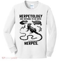 Herpetology Herpes Kids Long Sleeve Shirt thumb 0