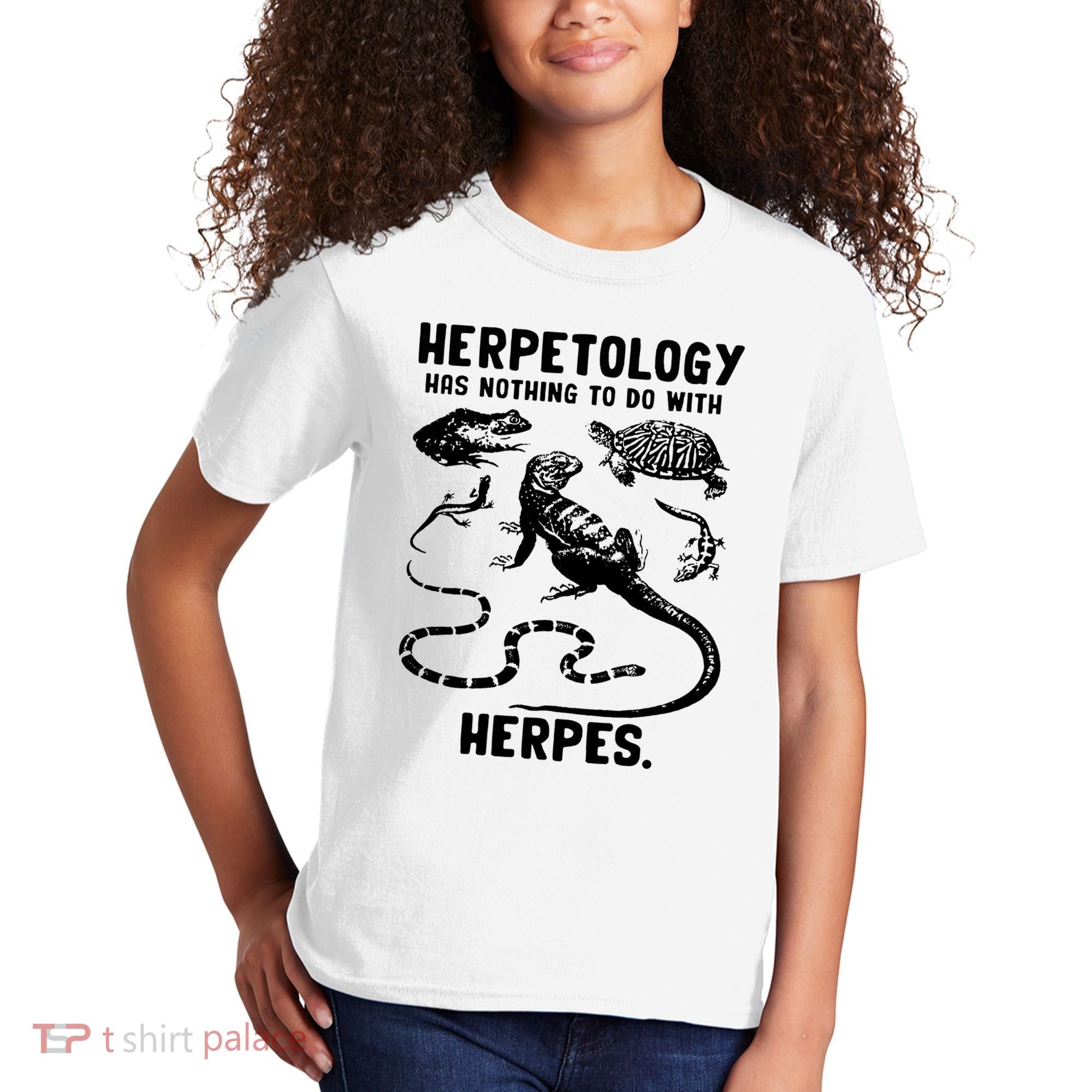 Herpetology Herpes Kids T-Shirt