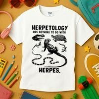 Herpetology Herpes Kids T-Shirt thumb 3