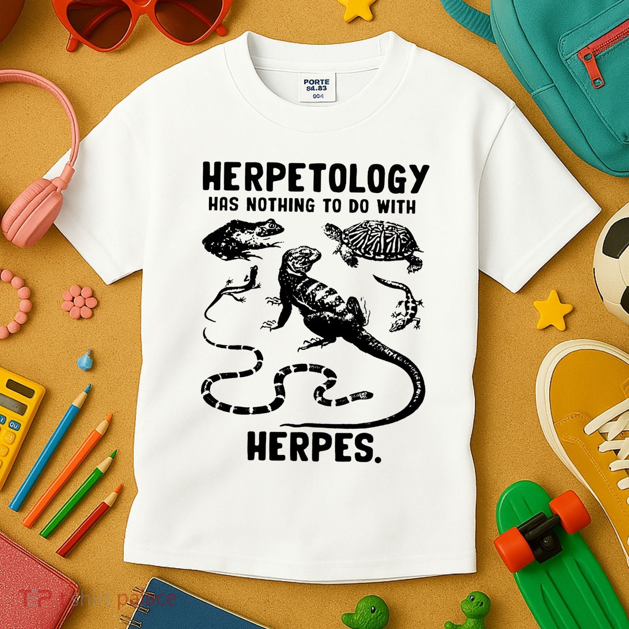 Herpetology Herpes Kids T-Shirt