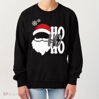 Ho Ho Ho Santa Claus Cozy Christmas Women's Sweatshirt thumb 0
