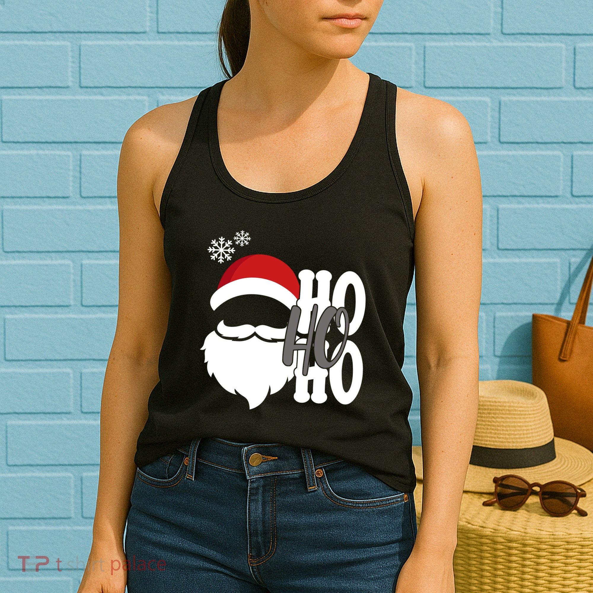 Ho Ho Ho Santa Claus Cozy Christmas Women's Tank Top
