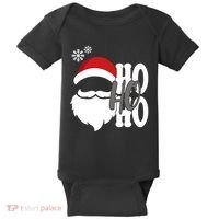 Ho Ho Ho Santa Claus Cozy Christmas Baby Bodysuit thumb 0