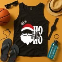 Ho Ho Ho Santa Claus Cozy Christmas Tank Top thumb 4